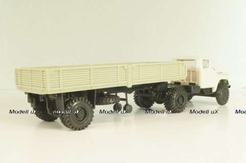 Зил-130В1 с п/п Одаз-885, белый, Декабрь 1991, Электроприбор 1:43
