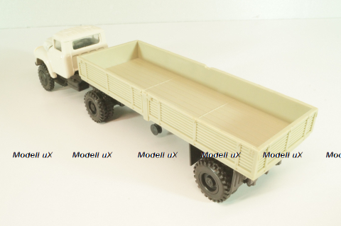 Зил-130В1 с п/п Одаз-885, белый, Декабрь 1991, Электроприбор 1:43