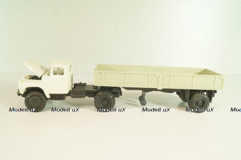 Зил-130В1 с п/п Одаз-885, белый, Декабрь 1991, Электроприбор 1:43