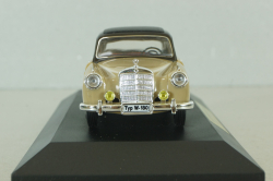 Mercedes 220 S Ponton (W180) 1956, ligt brown/black, 4326, Faller 1:43 
