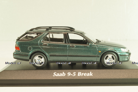 SAAB 9-5 break 1999, dark green metallic, 940170811, Maxichamps 1:43