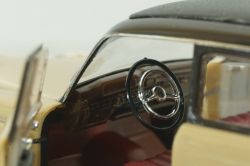 Mercedes 220 S Ponton (W180) 1956, ligt brown/black, 4326, Faller 1:43 