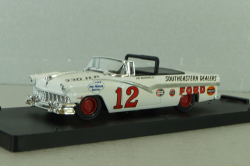 Ford Fairlane 1956, Joe Weatherley, NASCAR, white, 1006, Quartzo 1:43