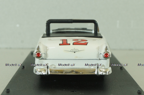 Ford Fairlane 1956, Joe Weatherley, NASCAR, white, 1006, Quartzo 1:43