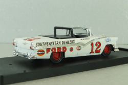 Ford Fairlane 1956, Joe Weatherley, NASCAR, white, 1006, Quartzo 1:43