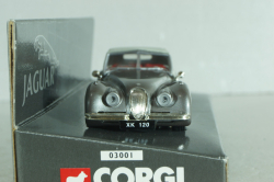 Jaguar XK 120 soft top 1948, grey, 03001, Corgi 1:43