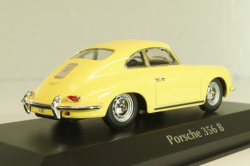 Porsche 356 B Coupe 1961, yellow, 940064300, Maxichamps 1:43