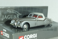 Jaguar XK 120 soft top 1948, grey, 03001, Corgi 1:43