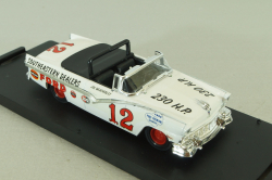 Ford Fairlane 1956, Joe Weatherley, NASCAR, white, 1006, Quartzo 1:43