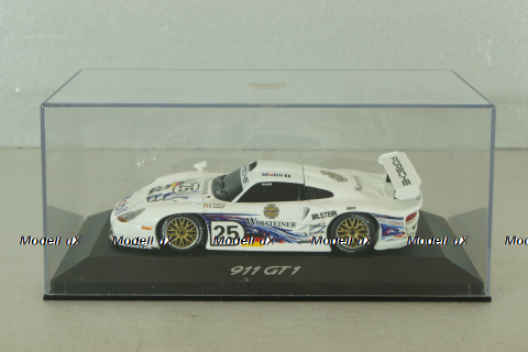 Porsche 911 (996) GT1 ,white, Minichamps 1:43