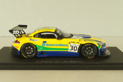 BMW Z4 (E89) team Brasil #30 Blancpain 2014, yellow, SP050, Spark 1:43