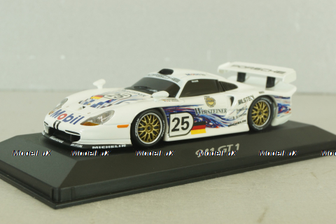 Porsche 911 (996) GT1 ,white, Minichamps 1:43