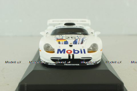Porsche 911 (996) GT1 ,white, Minichamps 1:43