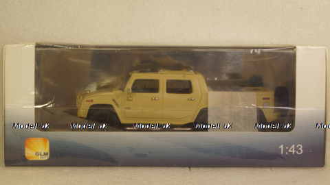 Hummer H2 SUT6 pickup 6x6 2012, beige, GLM171002, GLM Models 1:43