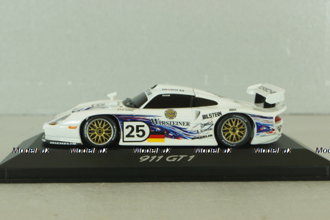Porsche 911 (996) GT1 ,white, Minichamps 1:43