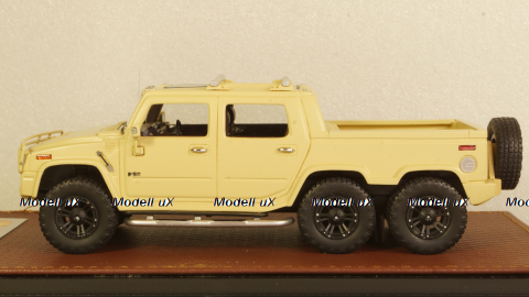 Hummer H2 SUT6 pickup 6x6 2012, beige, GLM171002, GLM Models 1:43