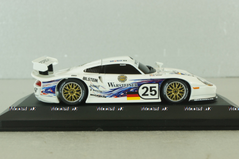 Porsche 911 (996) GT1 ,white, Minichamps 1:43