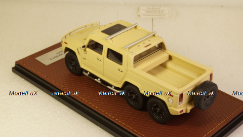 Hummer H2 SUT6 pickup 6x6 2012, beige, GLM171002, GLM Models 1:43