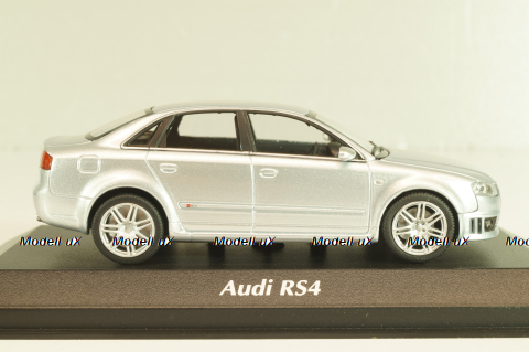 Audi RS4 (B7) 2004 silver metallic, 940014601, Maxichamps 1:43