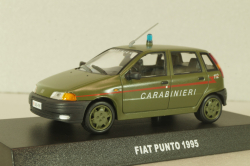 Fiat Punto Carabinieri 1995, green, 5125CMC083, Deagostini 1:43