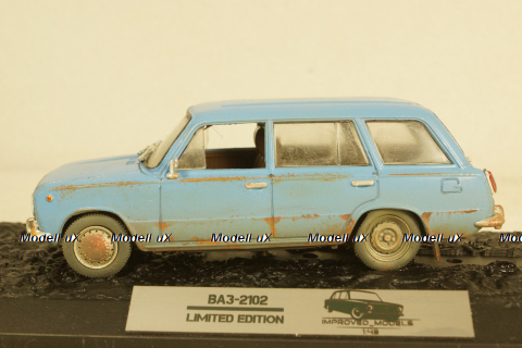 Ваз-2102 Жигули синий, Improved Models 1:43