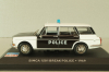 Simca 1501 Break Police 1969, white/black, Altaya 1:43