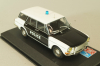 Simca 1501 Break Police 1969, white/black, Altaya 1:43