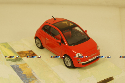  Fiat 500 Red,  Cararama 1:43 
