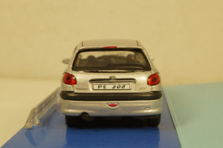 Peugeot 206 Silver, Cararama 1:43