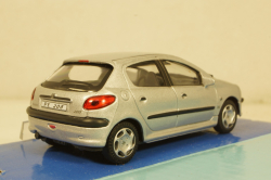 Peugeot 206 Silver, Cararama 1:43