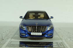 Mercedes S600 V12 S-Class Maybach 2016, blue, ALM420105, Almost Real 1:43