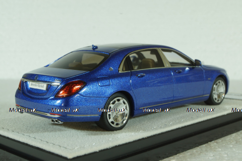 Mercedes S600 V12 S-Class Maybach 2016, blue, ALM420105, Almost Real 1:43