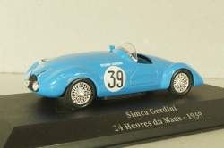 Simca Gordini 24H Le Mans 1939, blue, Atlas 1:43