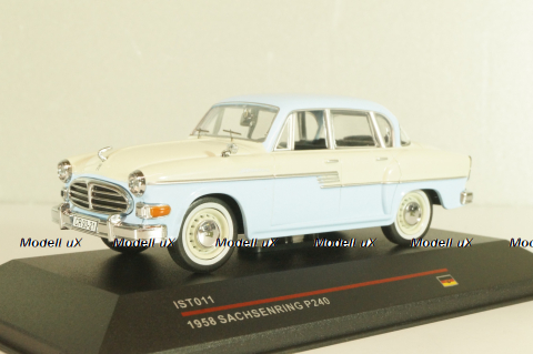 Sachsenring P240 1958, light blue/white, IST011, IST 1:43