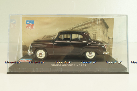 Simca Aronde 1952, black, LBAS058, Les Belles Annees Simca #58, Altaya 1:43