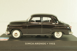 Simca Aronde 1952, black, LBAS058, Les Belles Annees Simca #58, Altaya 1:43