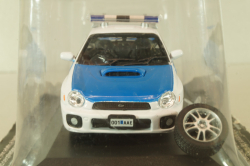 Subaru Impreza Police Estonia 2002, white/blue, Cararama 1:43 Уценка!