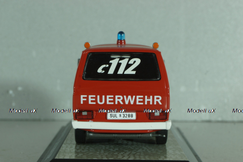 Volkswagen T3b Feuerwehr, red, 13052, Premium Classixxs 1:43 
