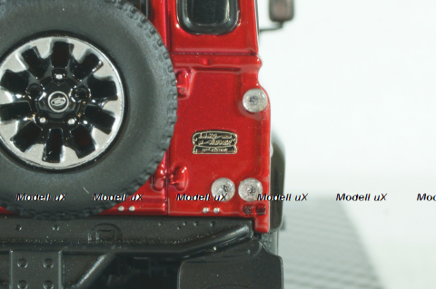 Land Rover Defender 90 works v8 70th edition  2017 red, ALM410215, Almost Real 1:43