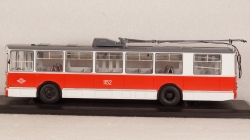 ЗИУ-9 Троллейбус, красно-белый, Probe43 1:43