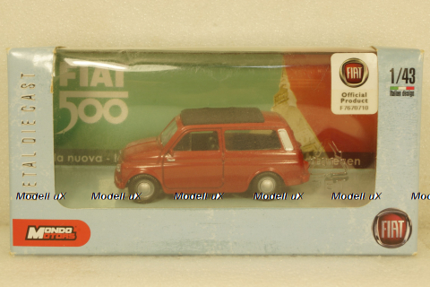 Fiat 500L Red Mondo Motors 1:43 