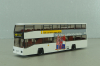 MAN D89 double decker bus, white, 7310542, Wiking 1:87