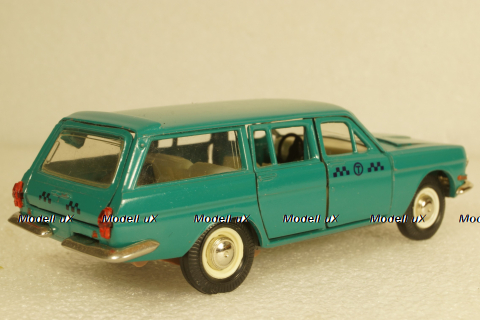 Газ-2402 Волга, такси, зеленая, Тантал/Радон  1:43
