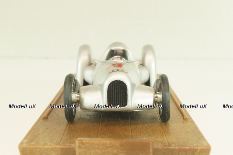 Auto Union Rekordwagen HP 370 #4 1937, silver, R108, Brumm 1:43