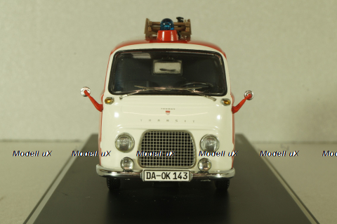 Ford Taunus Transit FK 1000 bus Feuerwehr Ober-Klingen 1965, 03199, Schuco 1:43