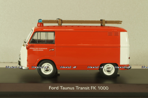 Ford Taunus Transit FK 1000 bus Feuerwehr Ober-Klingen 1965, 03199, Schuco 1:43