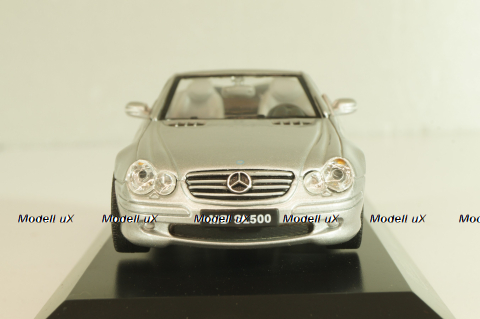 Mercedes-Benz SL 500 Cabriolet 2001 (R230), silver, 43005SW, Welly 1:43
