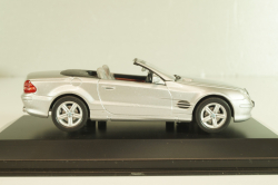 Mercedes-Benz SL 500 Cabriolet 2001 (R230), silver, 43005SW, Welly 1:43