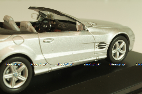 Mercedes-Benz SL 500 Cabriolet 2001 (R230), silver, 43005SW, Welly 1:43