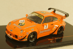 Porsche 911 (993) RWB #7 Rauh-Welt Jägermeister orange, MOC210, IXO 1:43